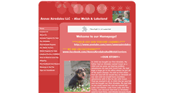 Desktop Screenshot of annesairedales.com